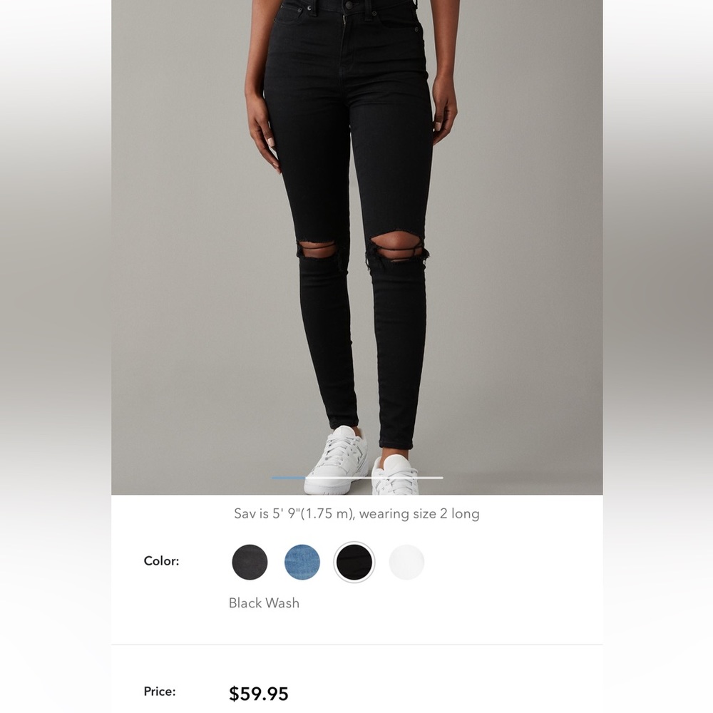 American Eagle black jeans